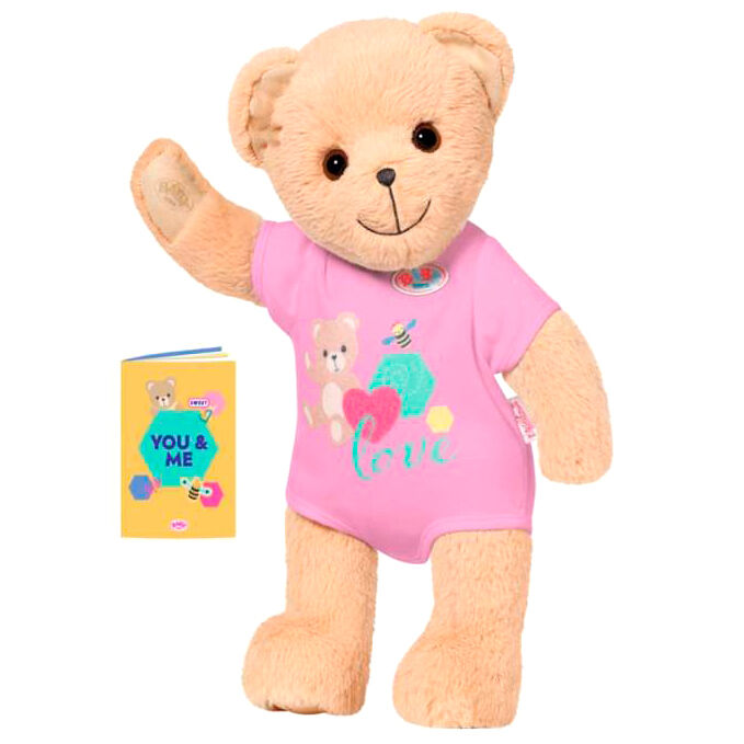 Baby Born Pink Bear plush doll 36cm 2