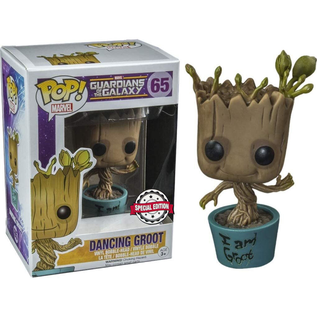 POP figure Marvel Guardians of the Galaxy Dancing I Am Groot Exclusive 1