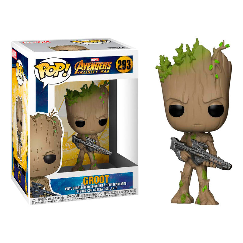 POP figure Marvel Avengers Infinity War Teen Groot with Gun 1