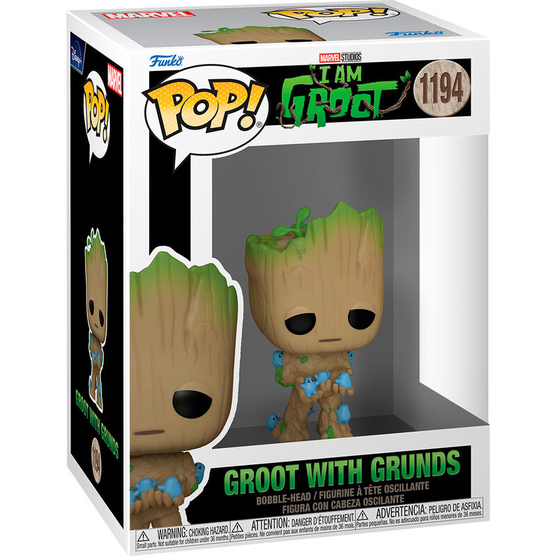 POP figure Marvel I am Groot - Groot with Grunds 1