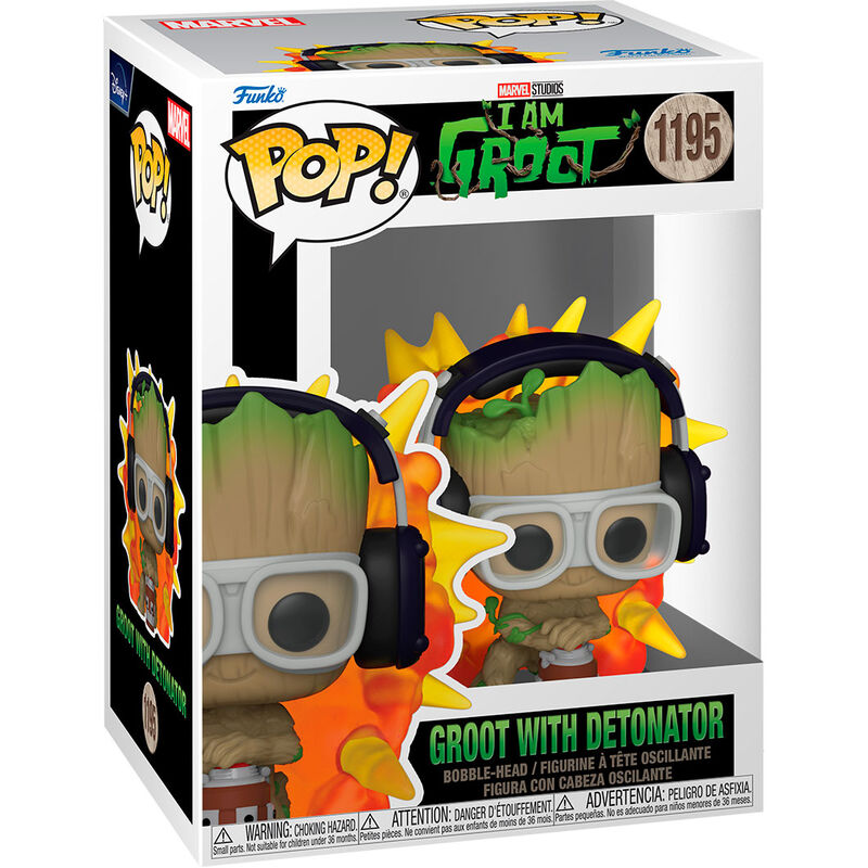 POP figure Marvel I am Groot - Groot with Detonator 1