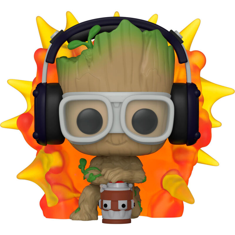 POP figure Marvel I am Groot - Groot with Detonator 2
