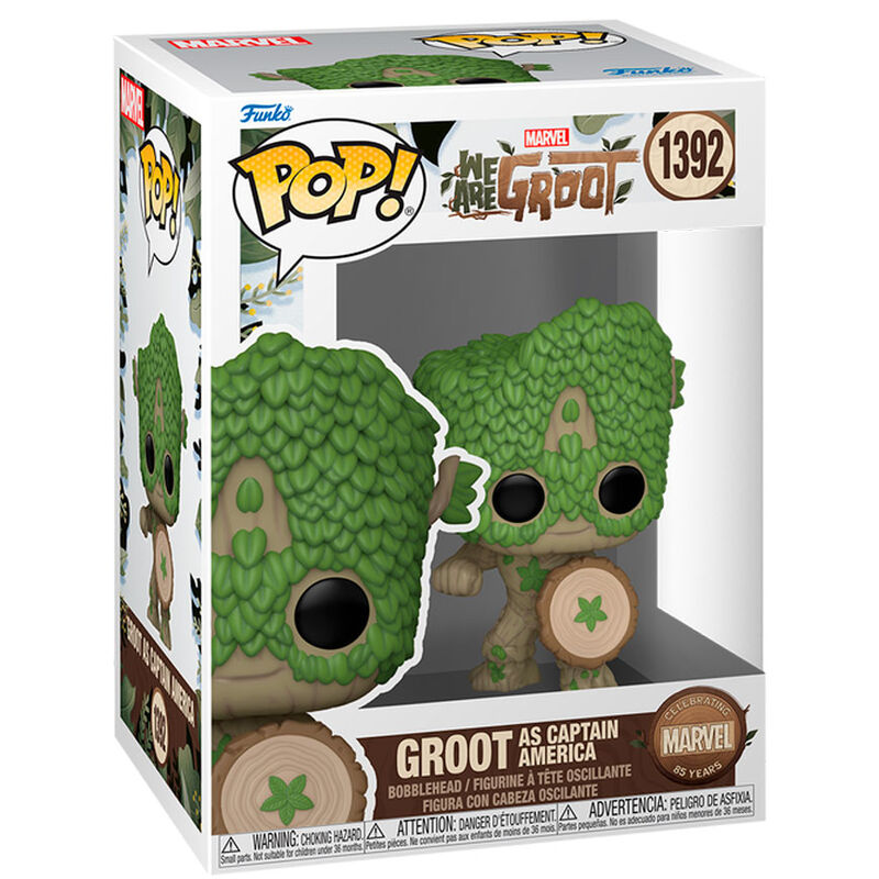 POP figure Marvel We Are Groot - Groot as Captain America 1