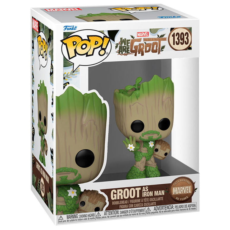 POP figure Marvel We Are Groot - Groot as Iron Man 1