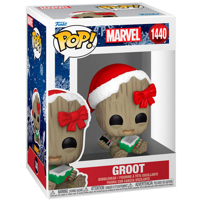 POP figure Marvel Groot with Present 1
