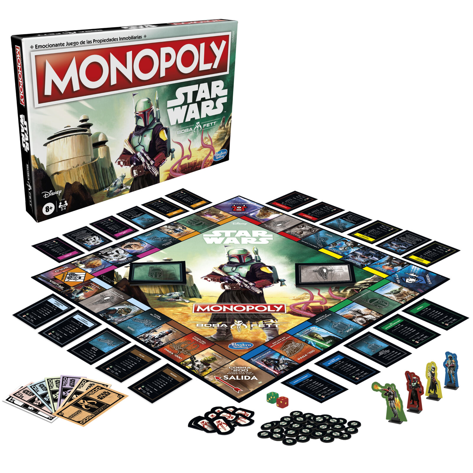 Spanish Star Wars Boba Fett Monopoly game 1