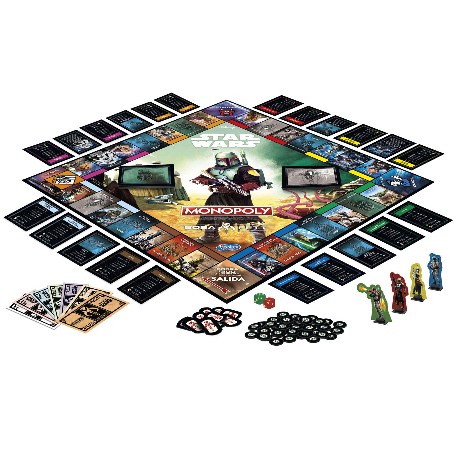 Spanish Star Wars Boba Fett Monopoly game 2