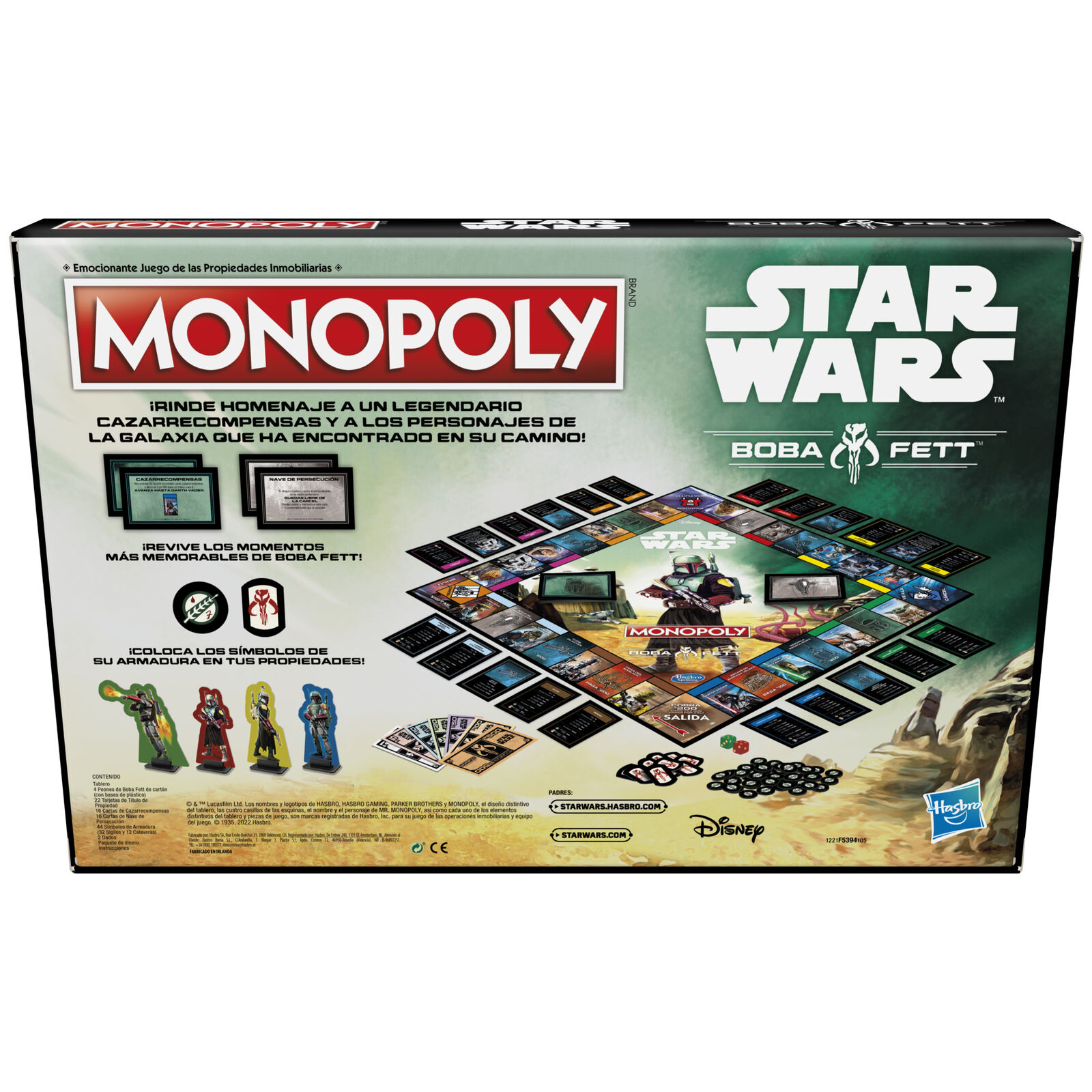 Spanish Star Wars Boba Fett Monopoly game 5