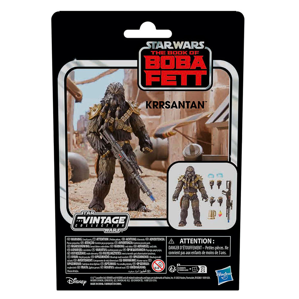 Star Wars The Book of Boba Fett Krrsantan figure 9,5cm 6
