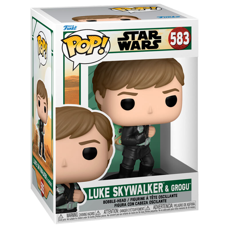 POP figure Star Wars The Book of Boba Fett 2 Luke Skywalker & Grogu 1