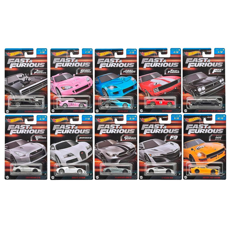 Hot Wheels Fast & Furious assorted car 1