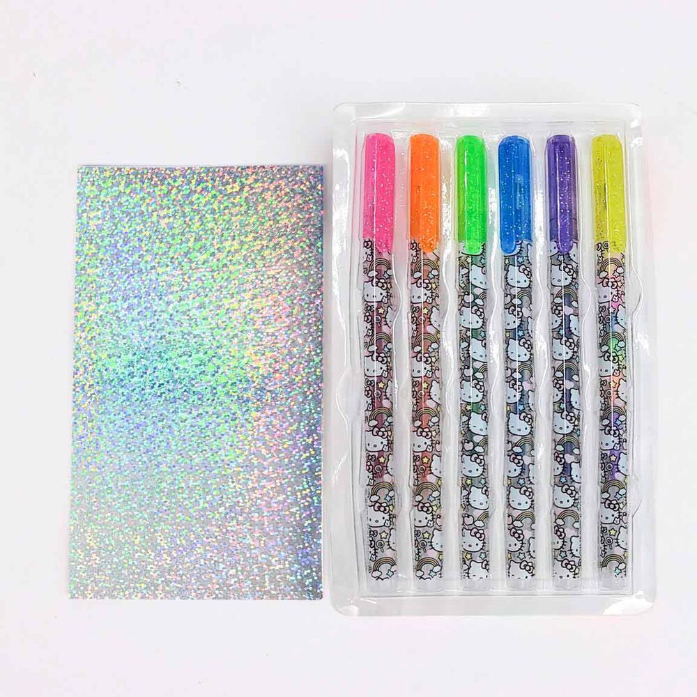 Hello Kitty pack 6 gel pens 2