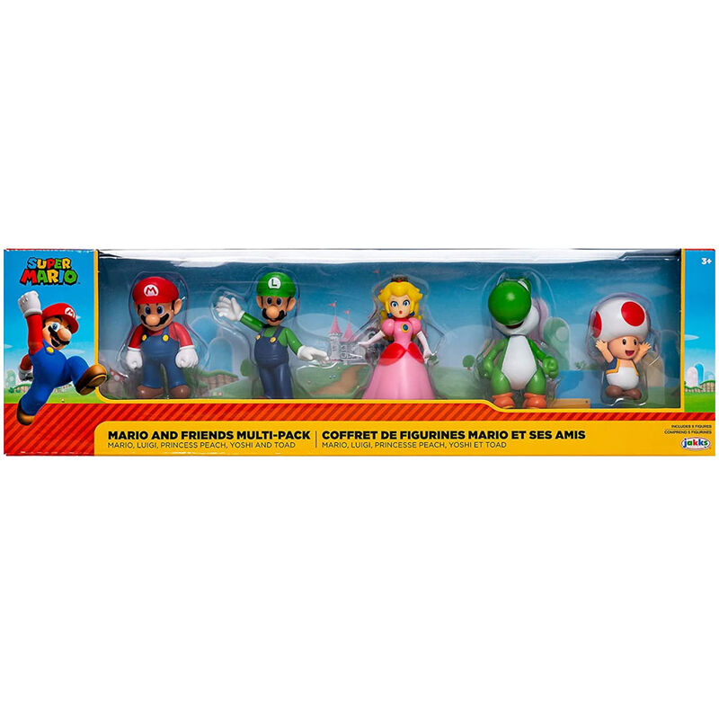 Nintendo Super Mario set 5 figures 6cm 1