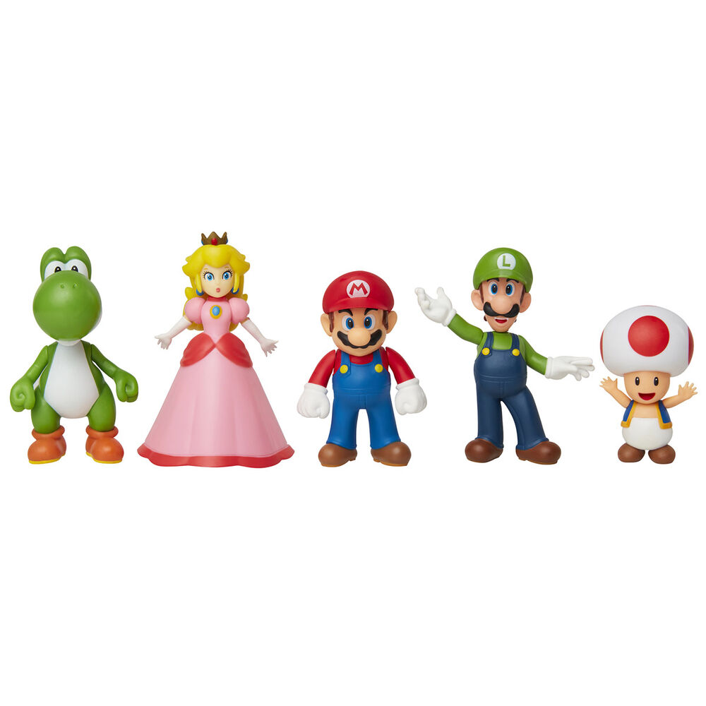 Nintendo Super Mario set 5 figures 6cm 3
