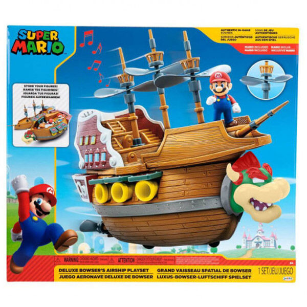 Nintendo Super Mario Deluxe Aeronave Bowser playset 1