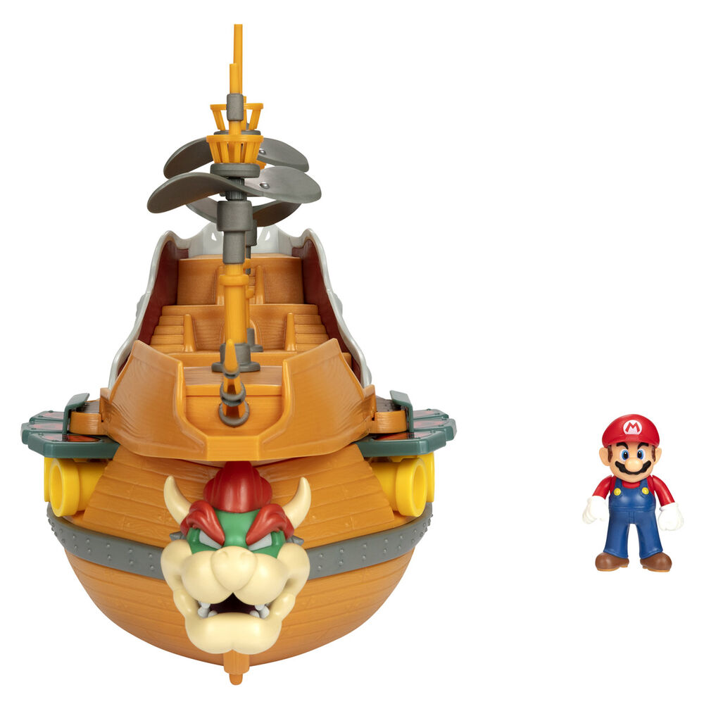 Nintendo Super Mario Deluxe Aeronave Bowser playset 4