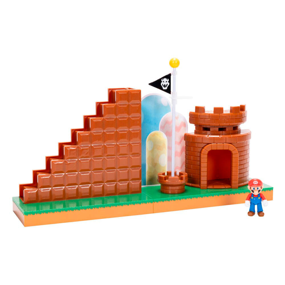 Super Mario Bro Level End playset 4