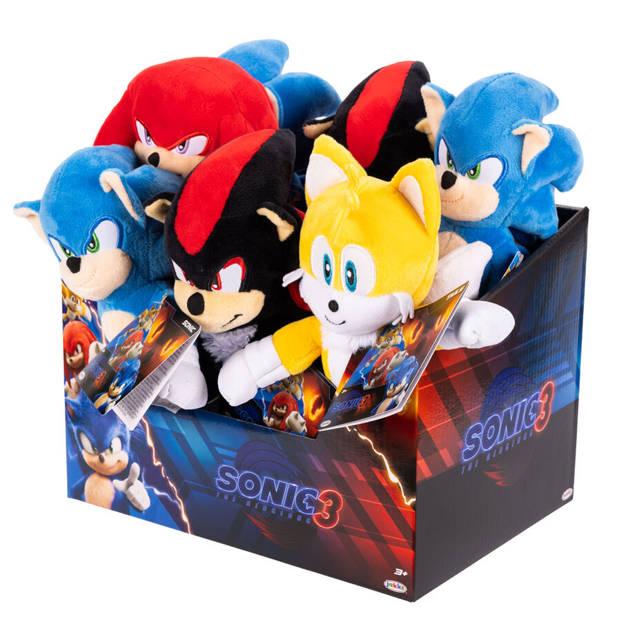 Sonic 3 The Movie assorted plush toy 23cm 6