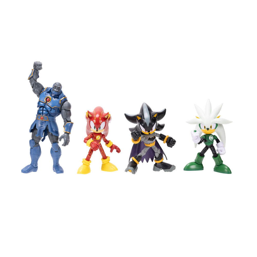 DC Comics Sonic The Hedgehog pack 4 figures 12cm 2