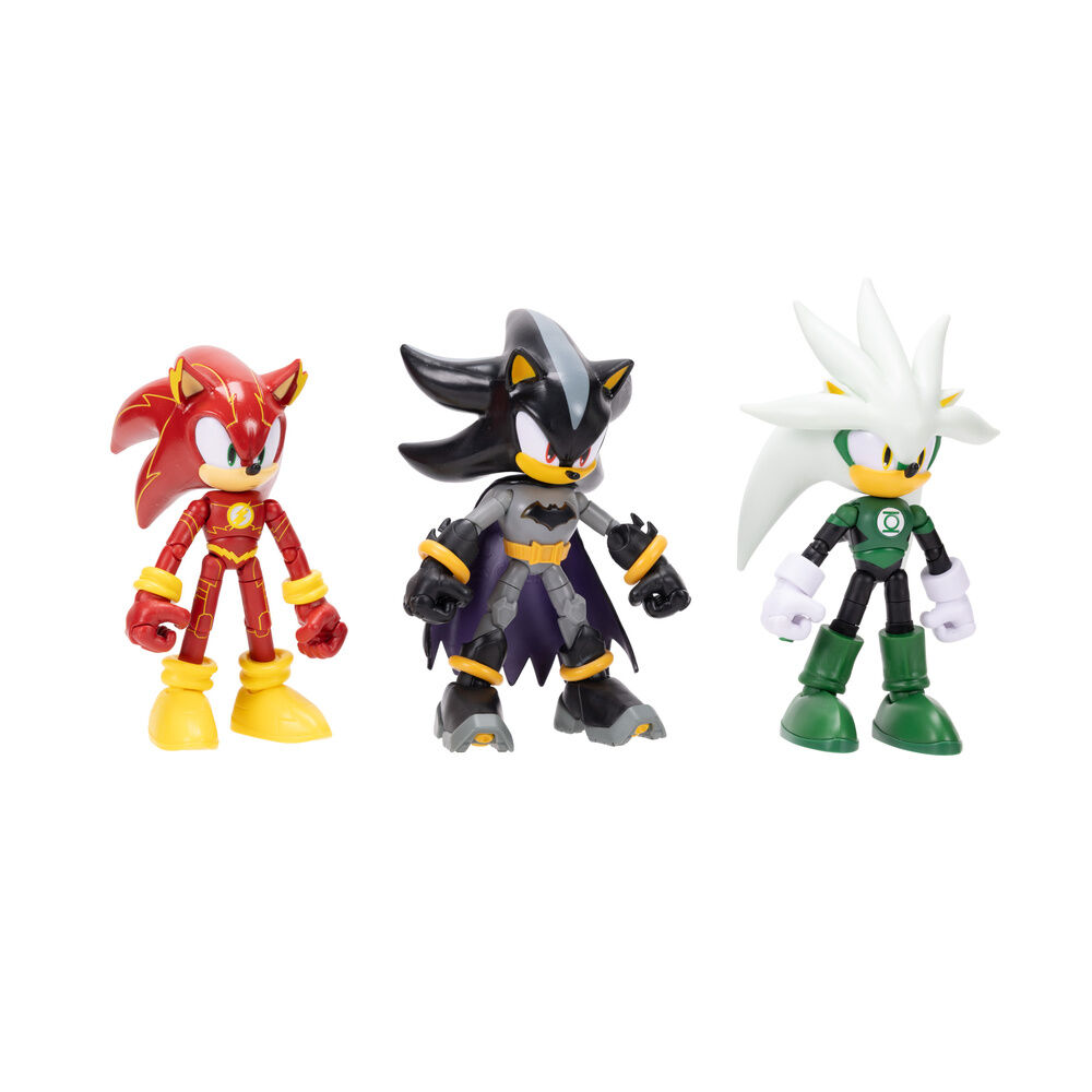 DC Comics Sonic The Hedgehog pack 4 figures 12cm 4