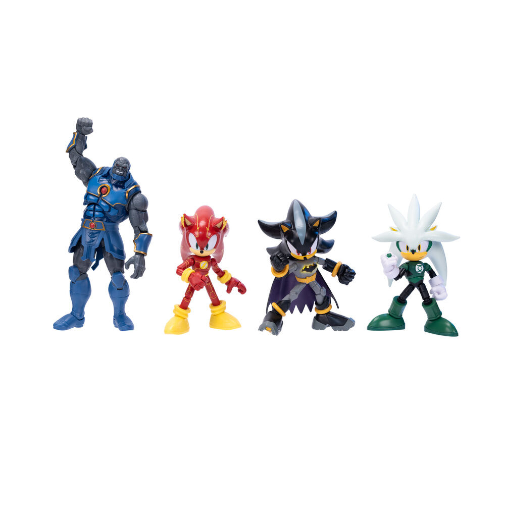 DC Comics Sonic The Hedgehog pack 4 figures 12cm 5
