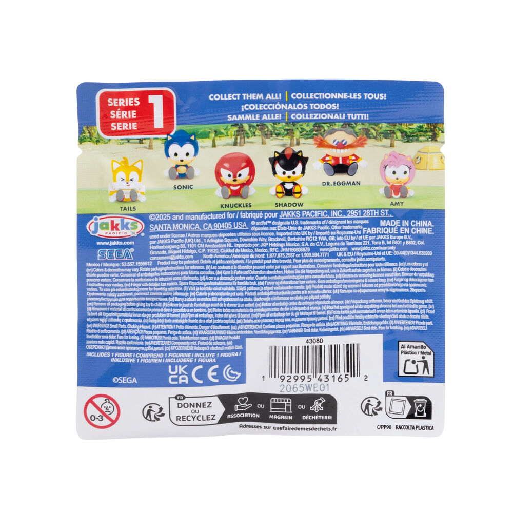 Sonic The Hedgehog Series 1 assorted surprise figure 4cm 9