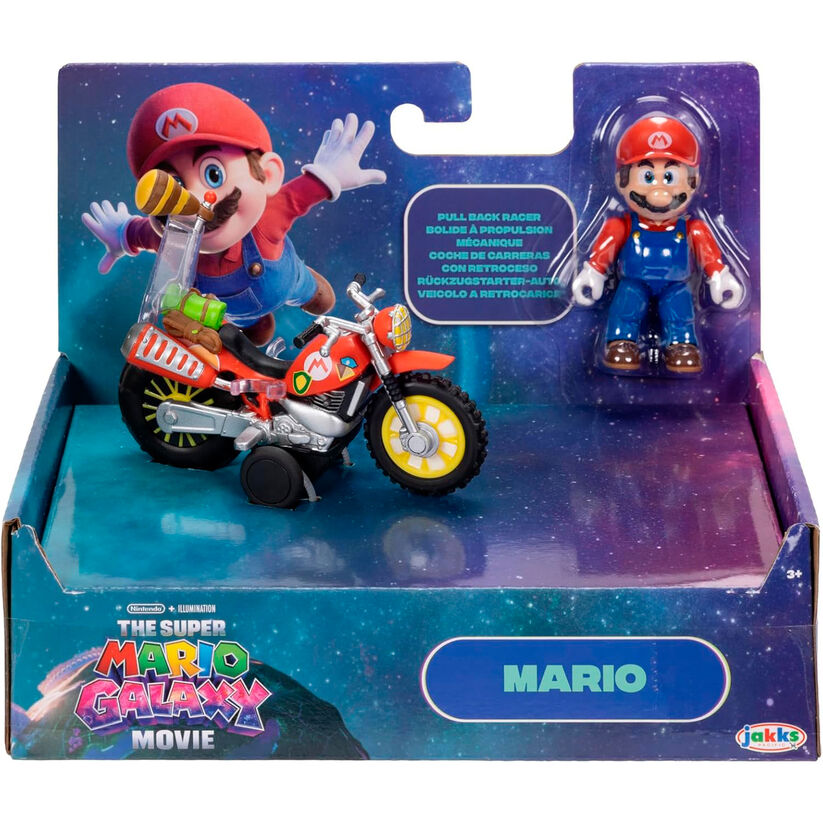Super Mario Bros - Super Mario Galaxy Movie Figure + vehicle 1