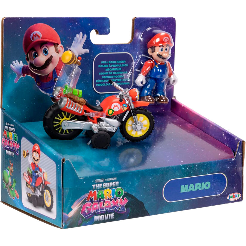 Super Mario Bros - Super Mario Galaxy Movie Figure + vehicle 7
