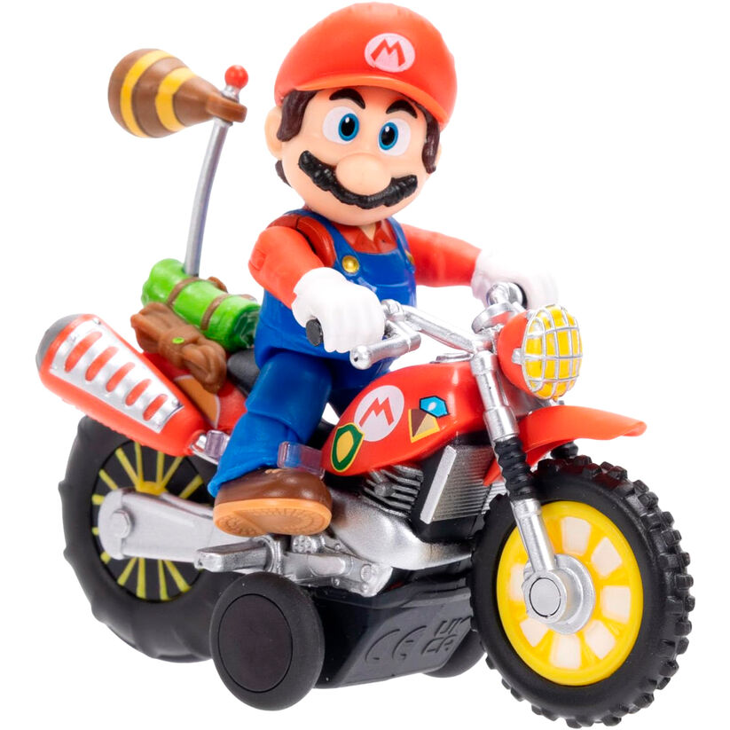 Super Mario Bros - Super Mario Galaxy Movie Figure + vehicle 8