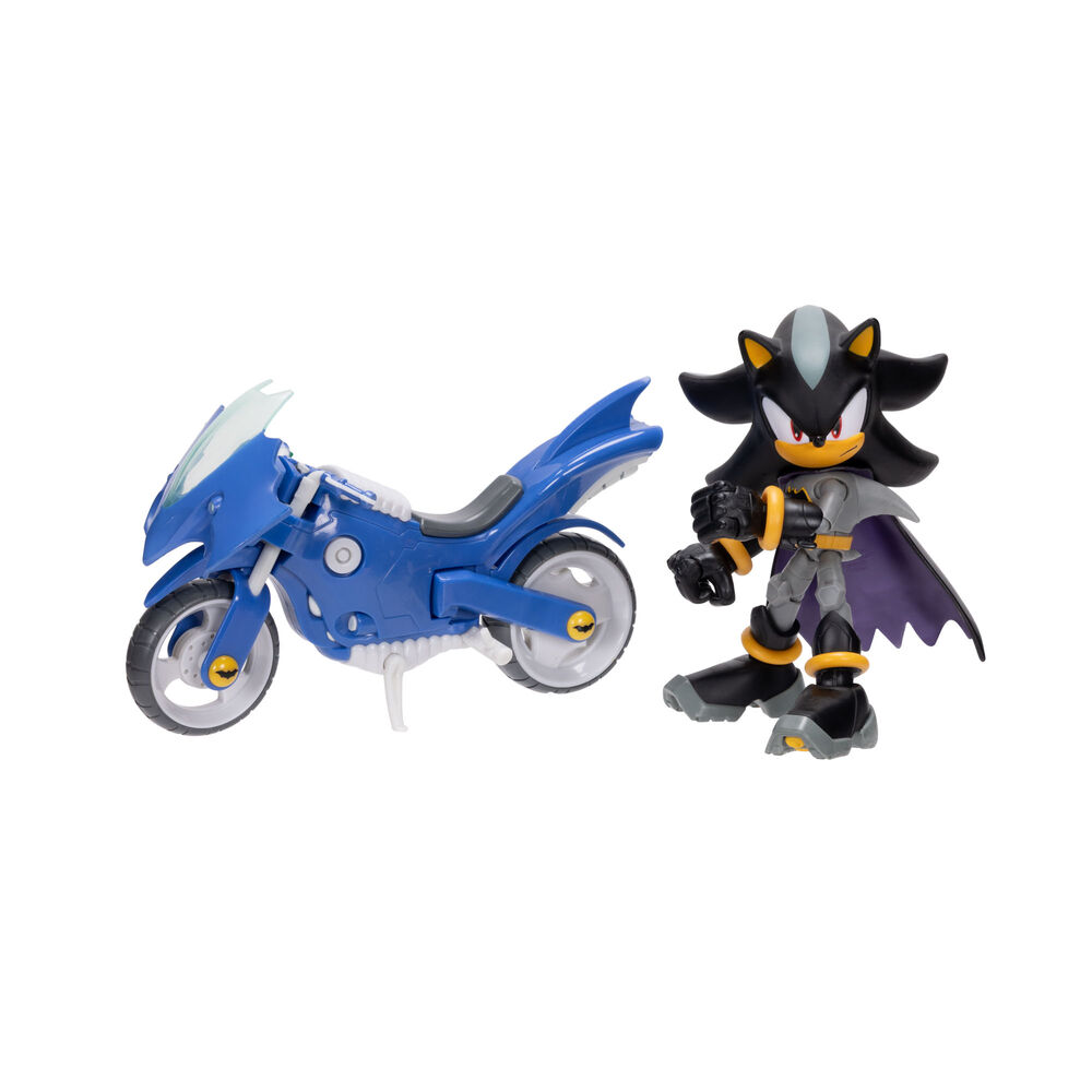 Sonic The Hedgehog Shadow with Batcycle figure 12cm 3