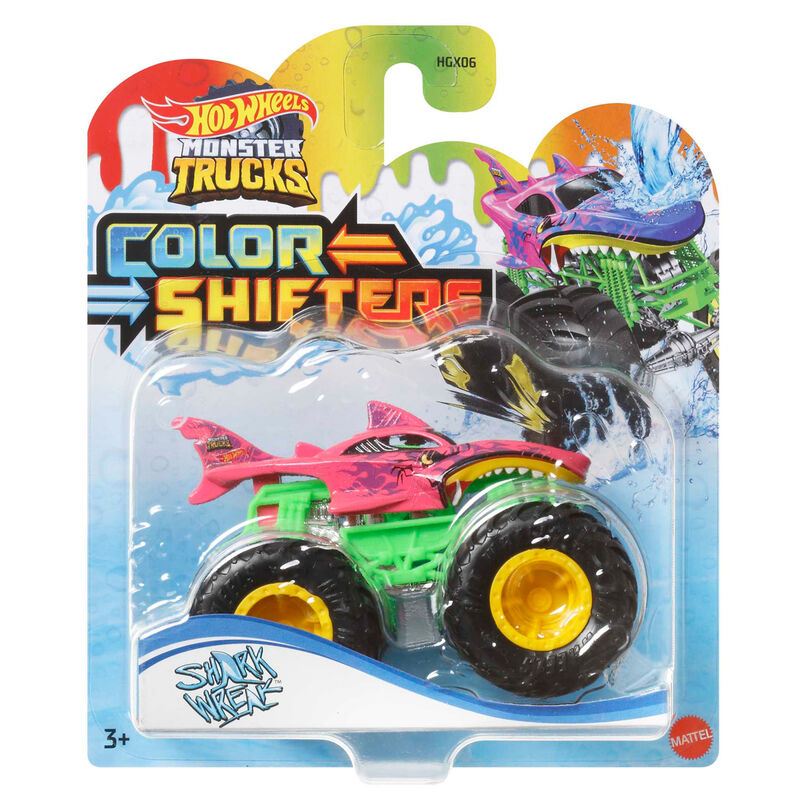 Hot Wheels Monster Trucks Color Shifters assorted car 6