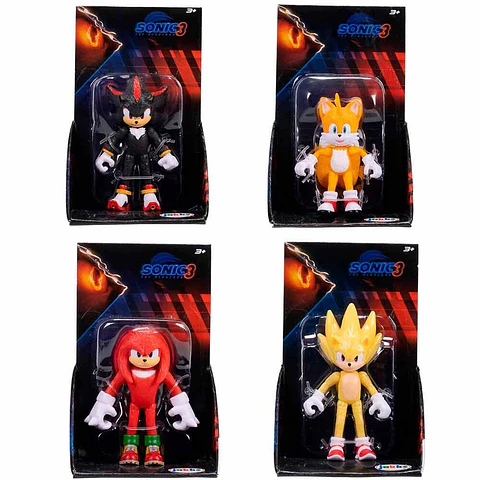 Sonic 3 The Movie assorted figure 6cm