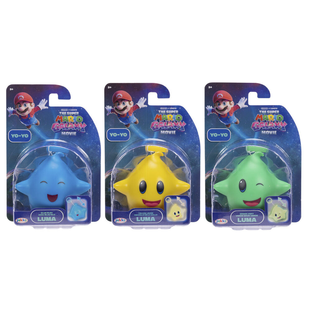 Super Mario Bros - Super Mario Galaxy Movie Lumas assorted figure 6cm 1