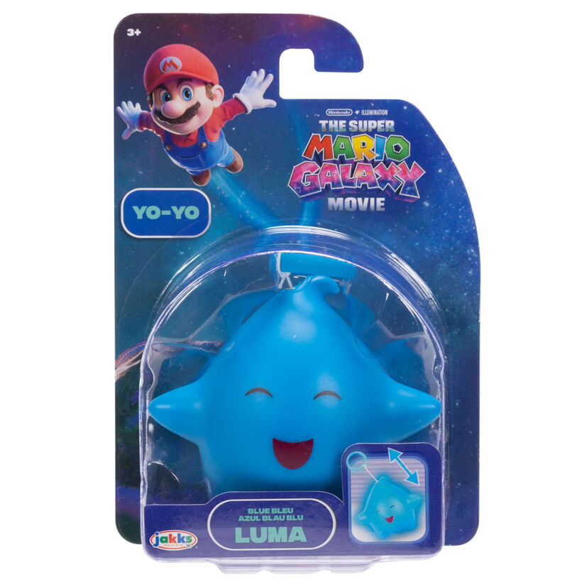 Super Mario Bros - Super Mario Galaxy Movie Lumas assorted figure 6cm 8