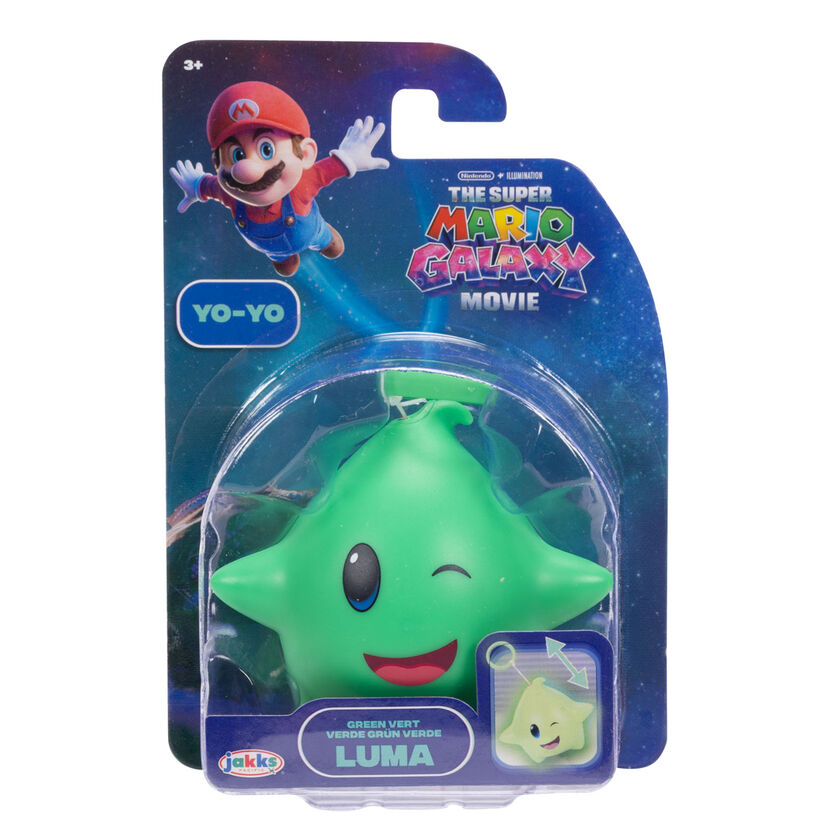 Super Mario Bros - Super Mario Galaxy Movie Lumas assorted figure 6cm 17