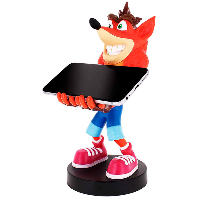 Crash Bandicoot figure clamping bracket Cable guy 20cm 3