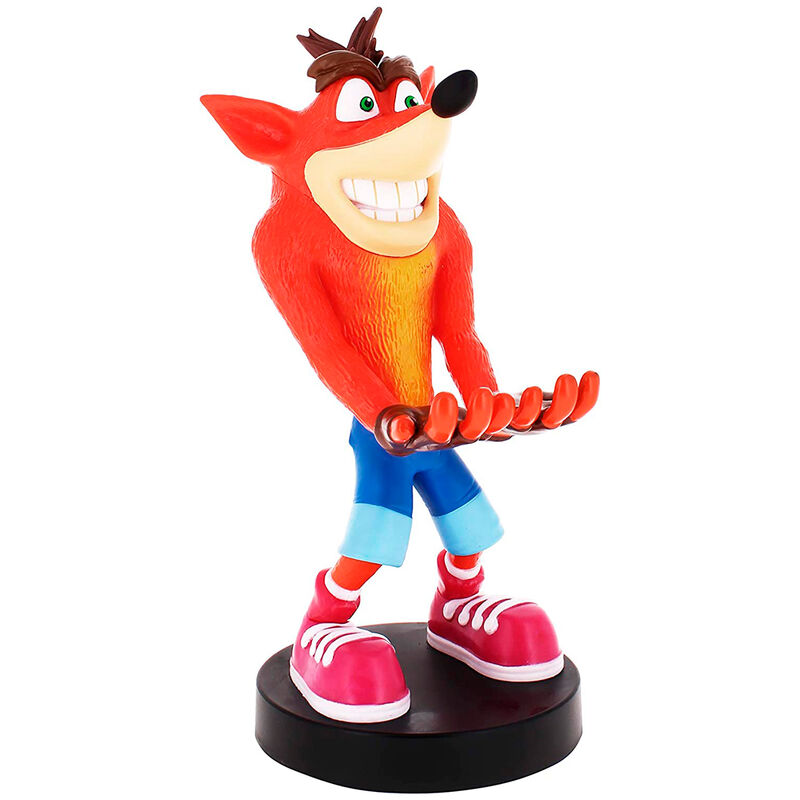 Crash Bandicoot figure clamping bracket Cable guy 20cm 4