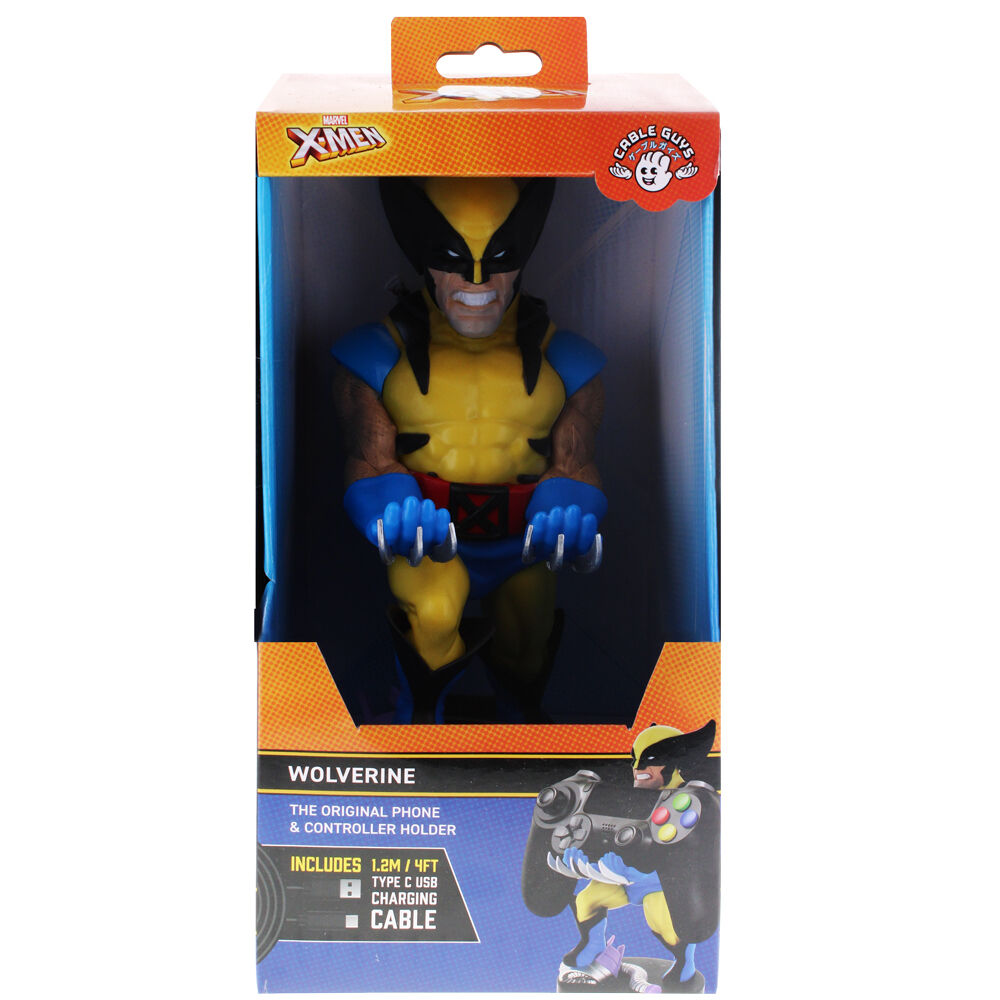 Marvel Wolverine figure clamping bracket Cable guy 21cm 5