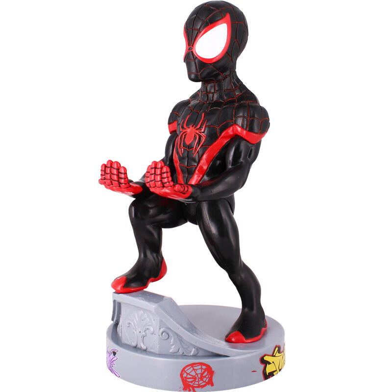 Marvel Spiderman Miles Morales figure clamping bracket Cable guy 21cm 1