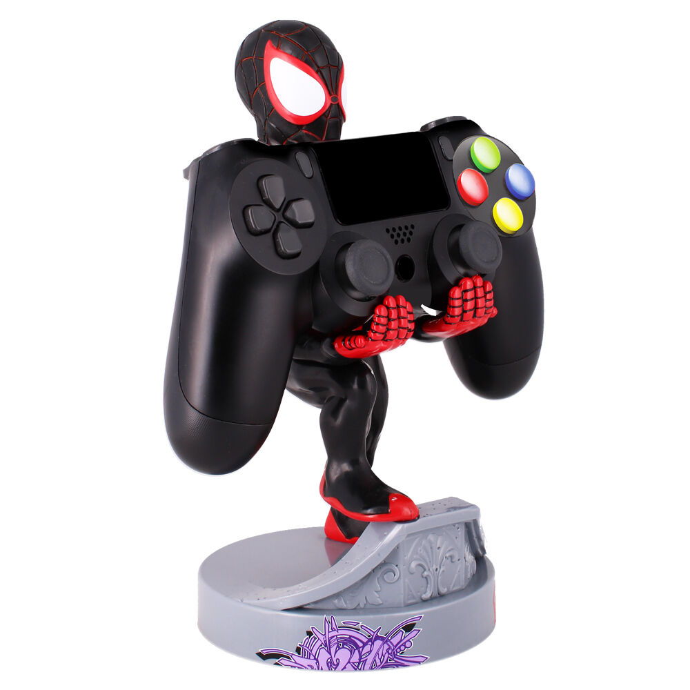 Marvel Spiderman Miles Morales figure clamping bracket Cable guy 21cm 4