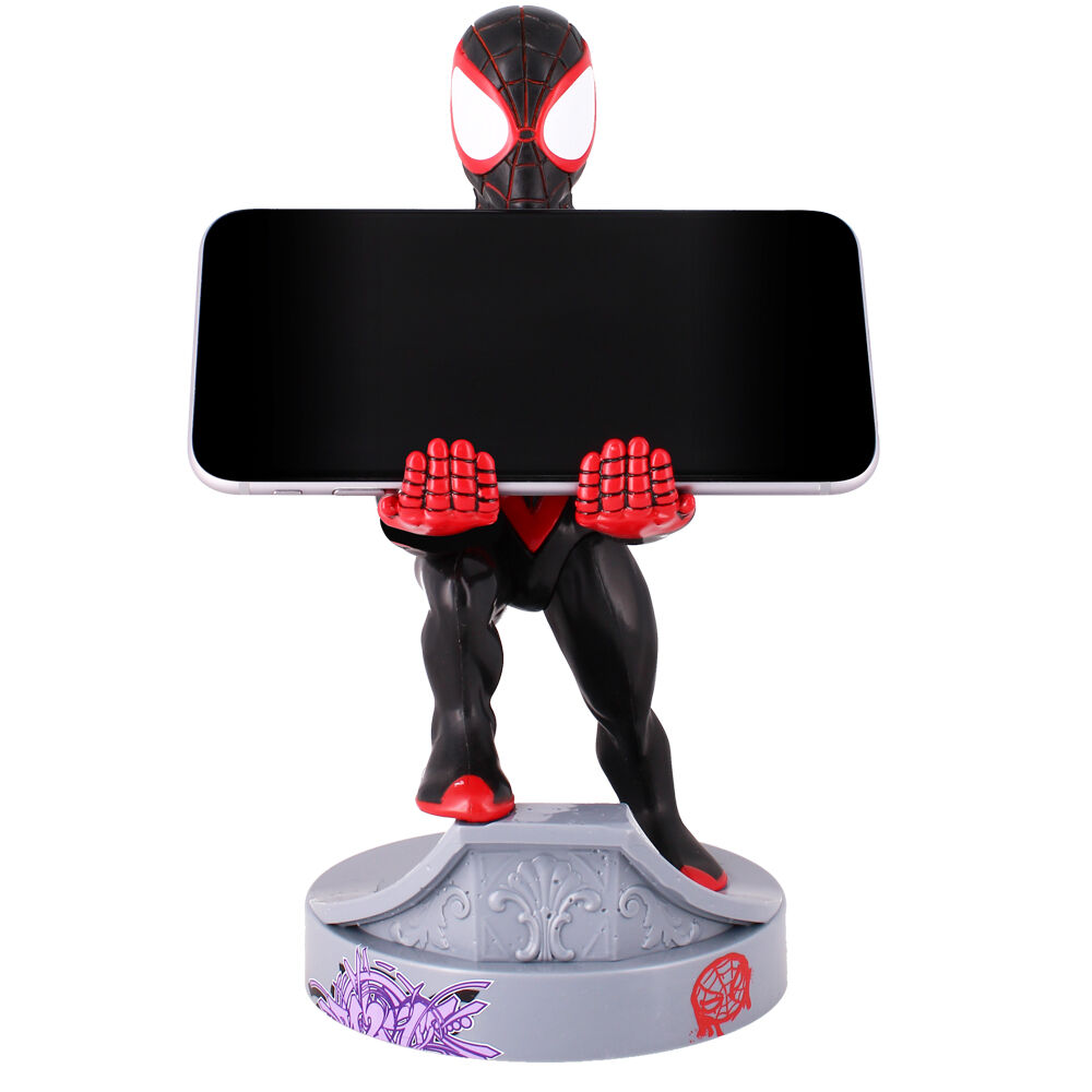 Marvel Spiderman Miles Morales figure clamping bracket Cable guy 21cm 5