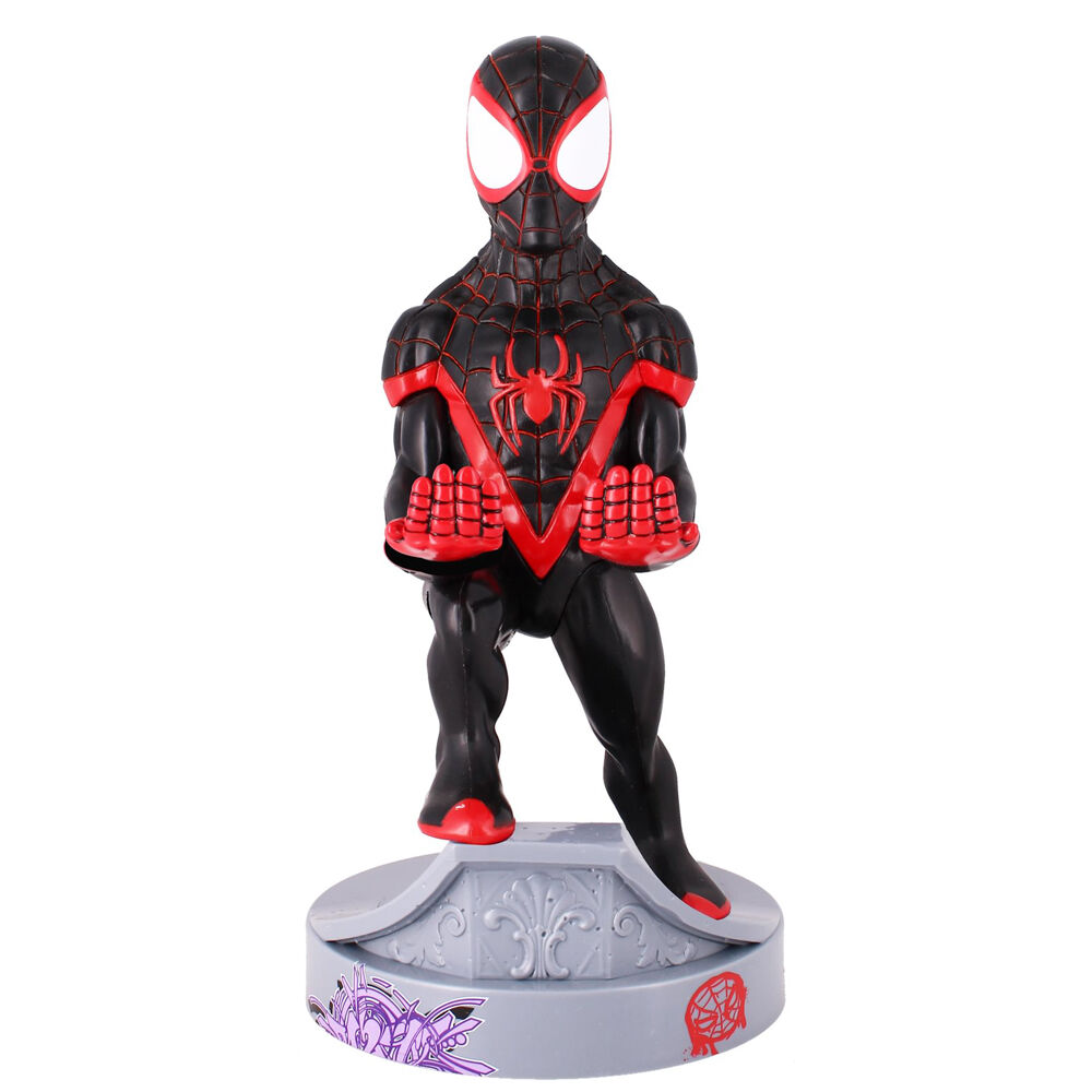 Marvel Spiderman Miles Morales figure clamping bracket Cable guy 21cm 6