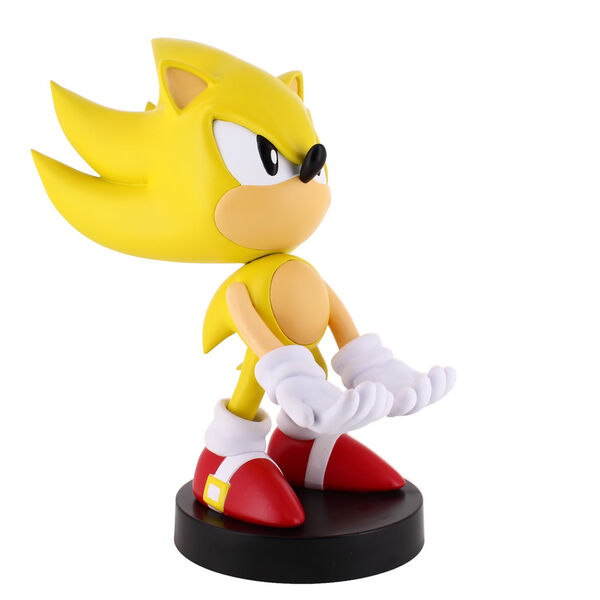 Sonic Super Sonic figure clamping bracket Cable guy 21cm 2