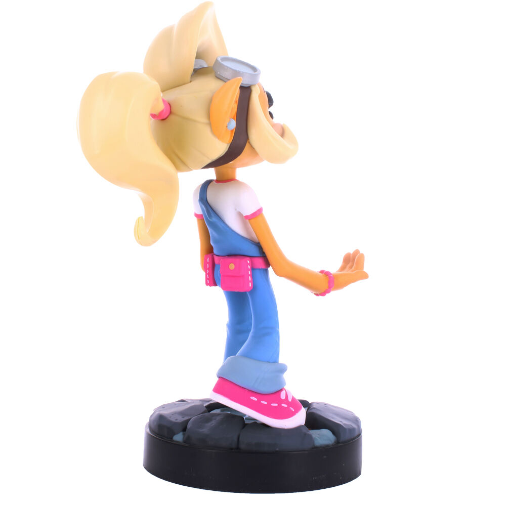 Crash Bandicoot Coco figure clamping bracket Cable guy 21cm 2