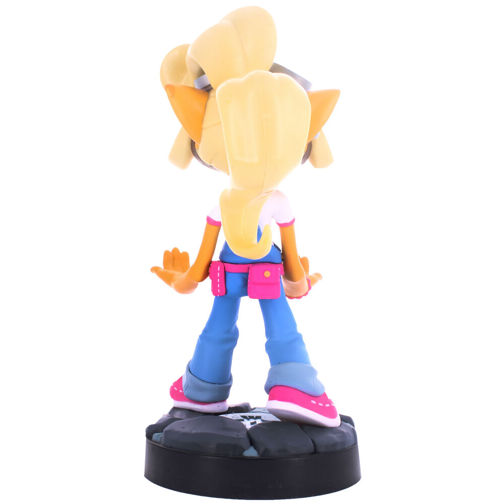 Crash Bandicoot Coco figure clamping bracket Cable guy 21cm 3