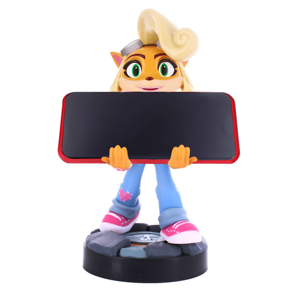 Crash Bandicoot Coco figure clamping bracket Cable guy 21cm 5