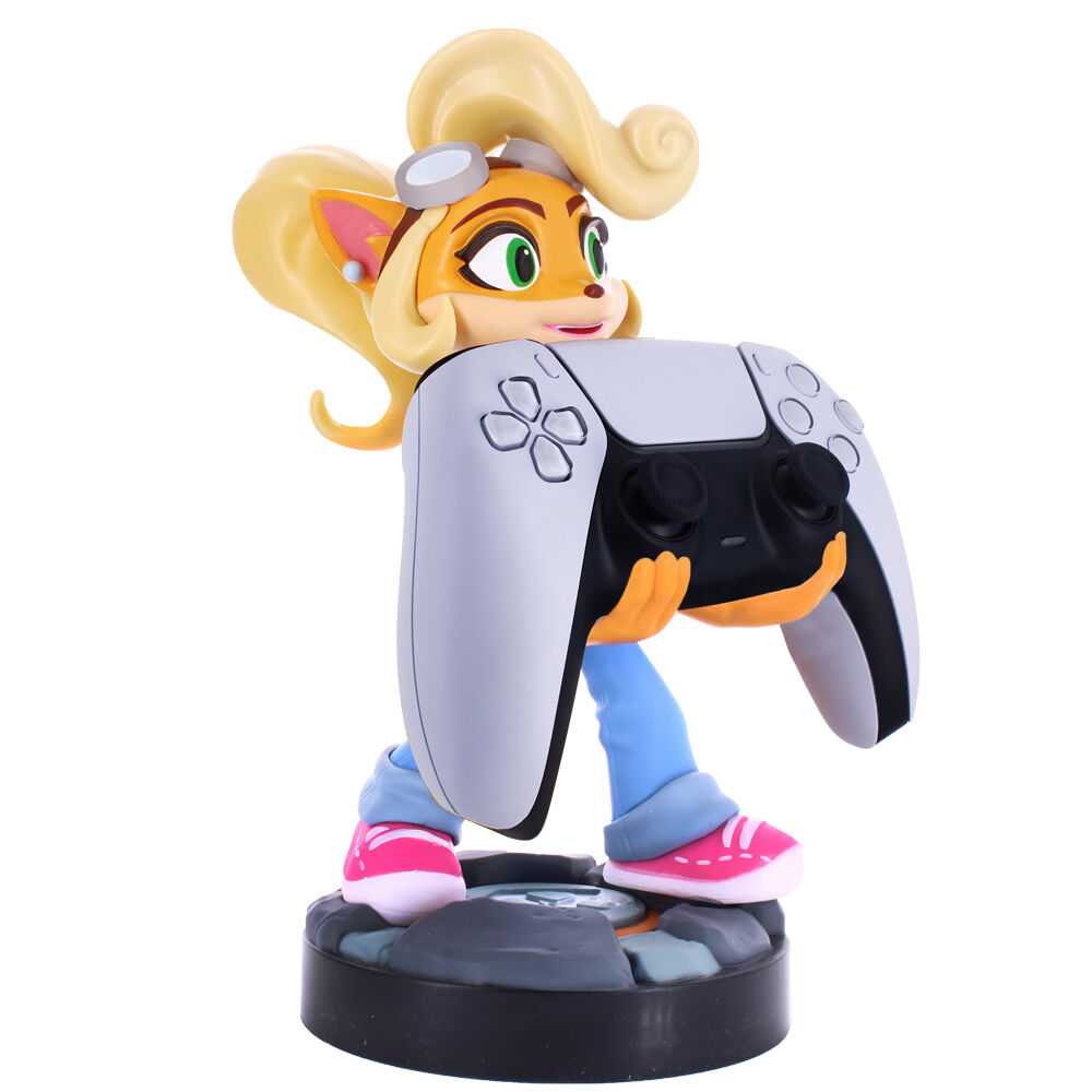 Crash Bandicoot Coco figure clamping bracket Cable guy 21cm 6