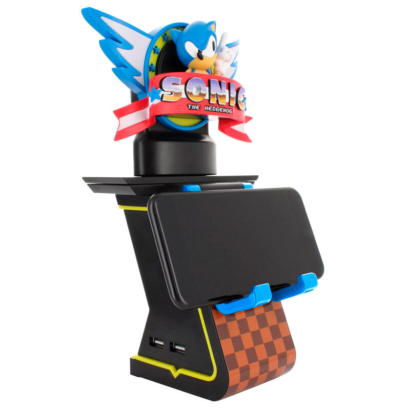 Sonic The Hedgehog Classic Sonic clamping bracket Cable guy Ikon 20cm 7