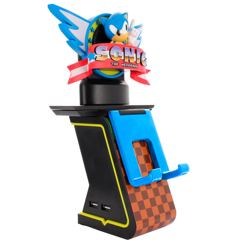 Sonic The Hedgehog Classic Sonic clamping bracket Cable guy Ikon 20cm 8