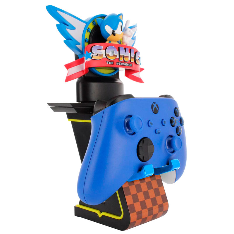 Sonic The Hedgehog Classic Sonic clamping bracket Cable guy Ikon 20cm 9